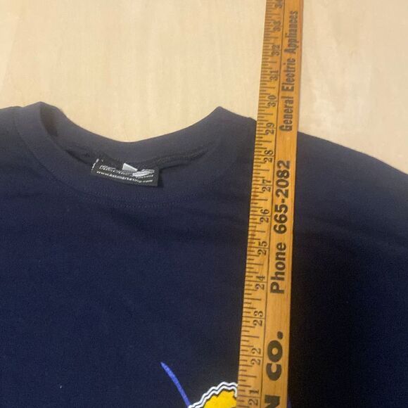 Y2K Fisherman’s t shirt AOP Wrap around lobster RARE - Picture 3 of 8